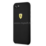 Ferrari iPhone 8 SF szilikon fekete tok (FESSIHCI8BK)