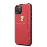 Ferrari On Track IP 11 Pro Max piros puha PU gumitok (FESITHCN65RE)