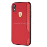 Ferrari On-Track Racing Shield iPhone XR puha gumi piros tok (FESITHCI61RE)