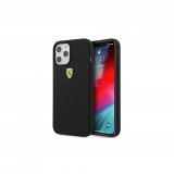 Ferrari On Track Silicone iPhone 12/12 Pro tok fekete (FESSIHCP12MBK) (FESSIHCP12MBK) - Telefontok