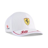Ferrari sapka - Leclerc fehér