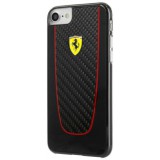 Ferrari SF Pit Stop iPhone 7 karbon tok fekete (FEPICHCP7BK) (FEPICHCP7BK)