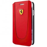 Ferrari SF Pit Stop iPhone 7 Plus flip tok piros (FEPIFLBKP7LRE) (FEPIFLBKP7LRE) - Telefontok