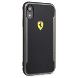 Ferrari SF Racing Shield iPhone XR tok fekete (FESPCHCI61CBBK) (FESPCHCI61CBBK)
