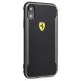 Ferrari SF Racing Shield iPhone XR tok fekete (FESPCHCI61CBBK) (FESPCHCI61CBBK) - Telefontok