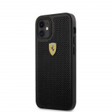 Ferrari tok fekete (FESPEHCP12SBK) Apple iPhone 12 Mini készülékhez (124223) - Telefontok