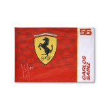 Ferrari zászló - Carlos Sainz