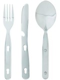 Ferrino Set Di 3 Cutlery Steel Inox