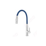 Ferro Zumba Slim BZA43L kék csaptelep flexibilis zuhanyváltós kifolyócsővel