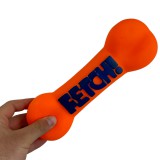 FETCH Rágható Gumi Sípoló Csont Kutyajáték, 24 cm, Narancssárga