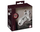 Fetish - fém pénisz ketrec (ezüst)