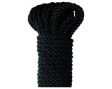 Fetish Silky Rope - Shibari kötél - 10m (fekete)
