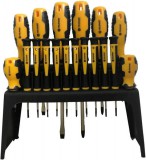 Fieldmann 18 részes csavarhúzó szett állványon FDS 5008-18R