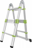 Fieldmann 3,2m teleszkópos aluminium ketteslétra FZZ 4003