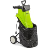 Fieldmann 40mm 2500W elektromos kerti szecskázó, komposztáló, ágaprító FZD 4010-E gyüjtőzsákkal