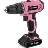 Fieldmann rózsaszín akkus fúró- csavarozó 2 sebesség 12V Li-Ion FDV 10202-A