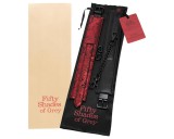 Fifty Shades Of Grey A szürke ötven árnyalata - boka bilincsek (fekete-vörös)