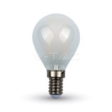 Filament Frost Kis gömb - 4W   E14   2700K  meleg fehér   V-TAC