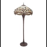 Filamentled Dragonfly W Tiffany álló lámpa