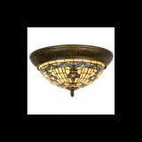 Filamentled Reepham Tiffany mennyezeti lámpa