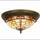 Filamentled Salen Tiffany mennyezeti lámpa