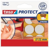 Filckorong, karcolásgátló, 22 mm, TESA Protect, fehér (TE57893)