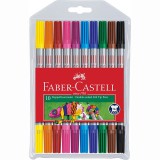 Filctoll FABER-CASTELL Grip kétvégû 10 darabos