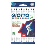Filctoll GIOTTO Turbo Dobble két végû vékony-vastag 10 darabos