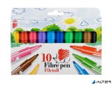 Filctoll készlet, 1-3 mm, ICO "Süni", 10 különböző szín