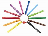 Filctoll készlet, 1 mm, STABILO Cappi, 12 különböző szín (TST16812)