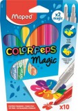 Filctoll készlet, 3,6 mm, MAPED Color&#039;Peps Magic, 8+2 különböző szín (IMA844612)