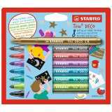 Filctoll STABILO Trio Deco 8 darabos