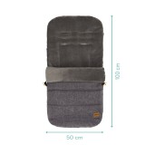 Fillikid bundazsák babakocsiba Lanin - szürke melange 8415-07