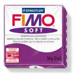 FIMO Gyurma, 56 g, égethető, FIMO "Soft", bíborlila