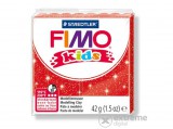 Fimo Kids égethető gyurma, glitteres piros (42g)