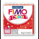 FIMO "Kids" gyurma 42g égethető glitteres piros (8030 212) (8030 212) - Gyurmák, slime