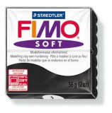 Fimo Soft égethető fekete gyurma (56 g)