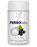 FINCLUB Ferrotabs vas-réz-cink és C-vitamin tabletta (120 db)