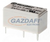 FINDER 32.21.7.005.4300 Miniatűr printrelé, 1 záróérintkező, 6A