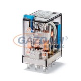 FINDER 55.33.9.024.5000 Miniatűr ipari relé, 3 váltóérintkező, 10A, DC, 24V, CO