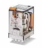 FINDER 55.34.9.024.0005 Miniatűr ipari relé, 4 váltóérintkező, 7A, DC, 24V, CO