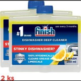 Finish Duo mosogatógép tisztító 2x250ml citrom (8592326010716) (8592326010716)