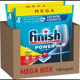 Finish Power All in 1 mosogatógép tabletta Lemon 188db (5999109583307) (5999109583307)