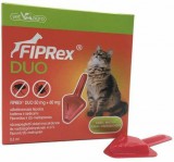 Fiprex Duo macskáknak és vadászgörényeknek [Fipronil 50 mg, (S)-metoprén 60 mg] (3 pipetta)