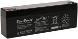FirstPower zselés akku FP1223 helyettesíti Multipower MP2.3-12, MP2.2-12 VDS-minősítés 12V 2,3Ah