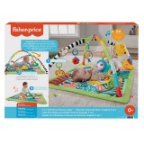 Fischer-Price: Esőerdő 3 az 1-ben játszószőnyeg zenélő lajhárral és pocakpárnával - Mattel