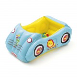 Fisher Price Gyermek felfújható autó Fisher-Price labdákkal 119x79x51 cm