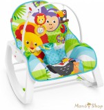 Fisher-Price Nőj velem - 2 az 1 ben Esőerdős Pihenőszék (GNV69)