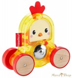 Fisher-Price Változatos anyagok - gurulós csibe csengővel
