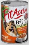 FitActive adult kutyakonzerv marhával és sárgarépával (24 x 415 g) 9.96kg